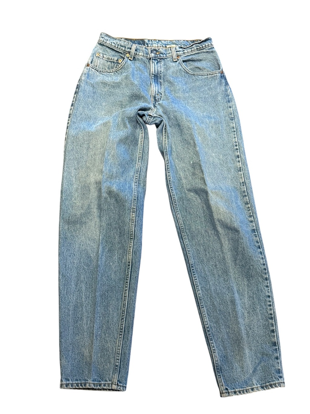 Vintage 1996 Levi's 560 Light Blue Men's Loose Fit Tapered Jeans 33 x 36